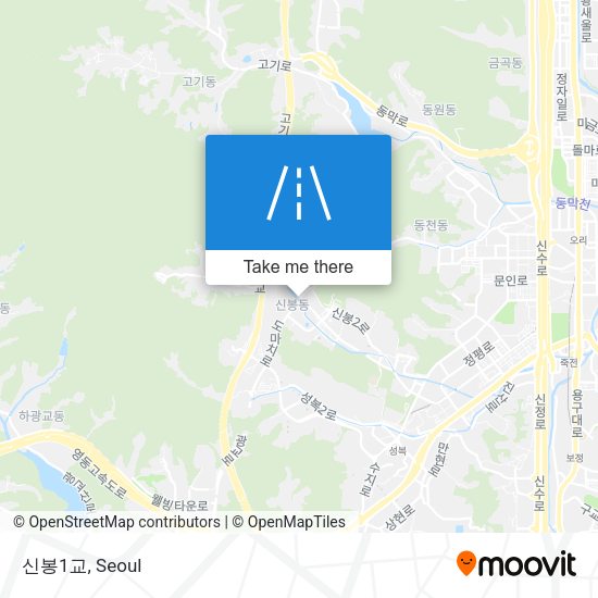 신봉1교 map