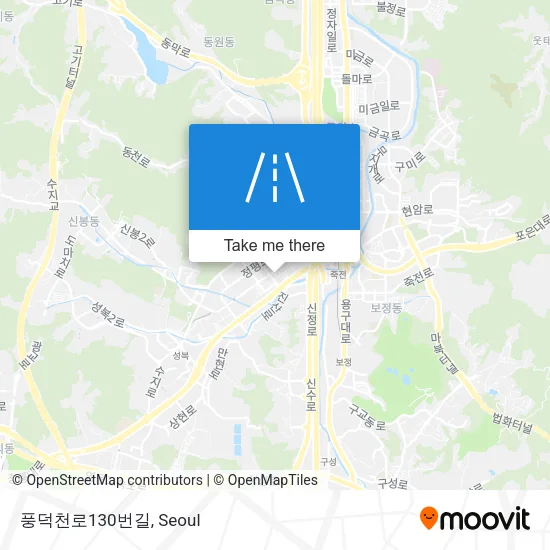 풍덕천로130번길 map