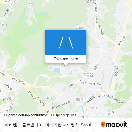 에버랜드 글로벌페어~아메리칸 어드벤처 map