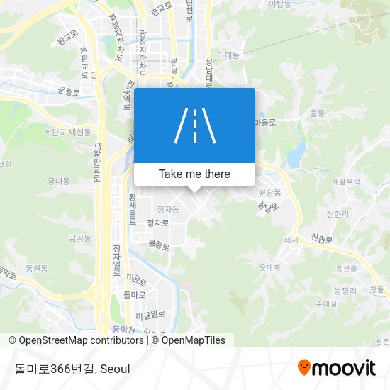 돌마로366번길 map