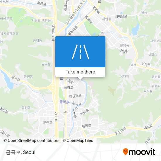 금곡로 map