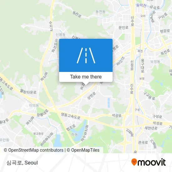 심곡로 map