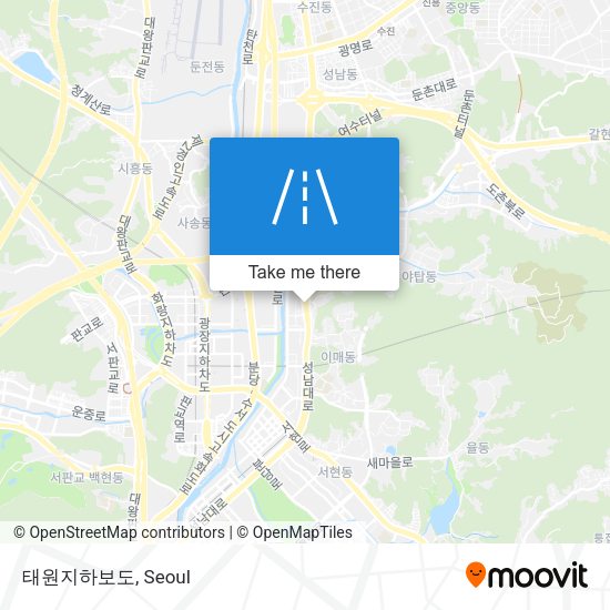태원지하보도 map