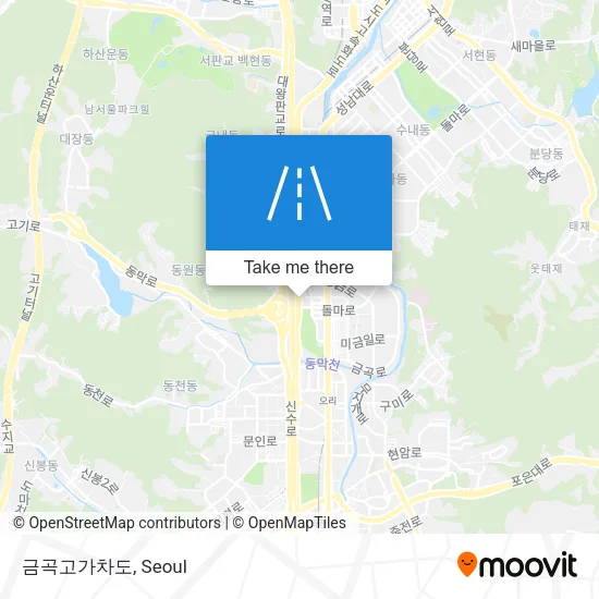 금곡고가차도 map