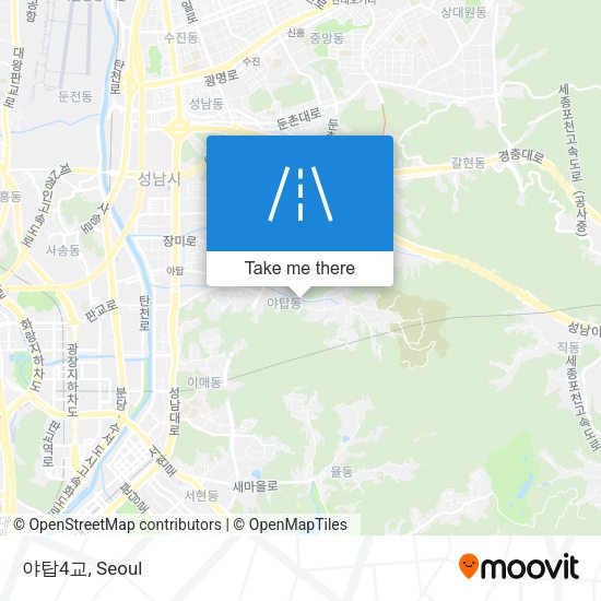 야탑4교 map