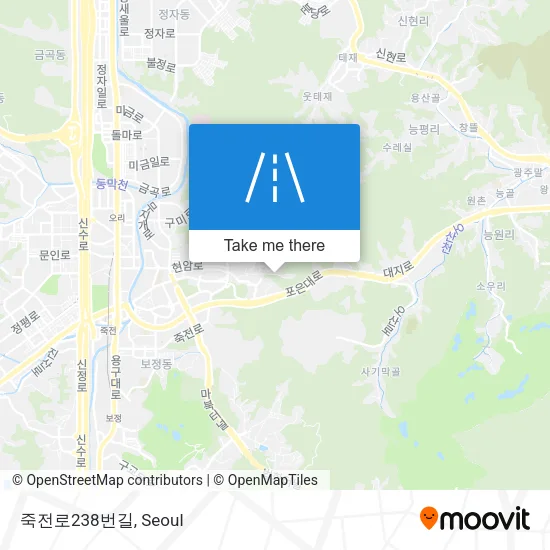 죽전로238번길 map