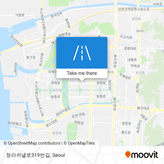 청라커낼로319번길 map