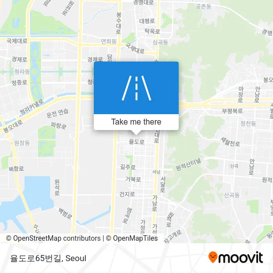 율도로65번길 map