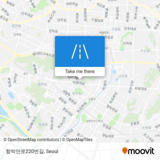 함박안로220번길 map