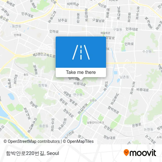 함박안로220번길 map
