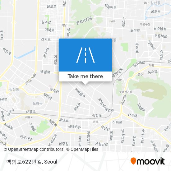 백범로622번길 map