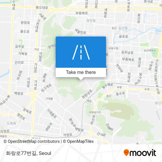 화랑로77번길 map