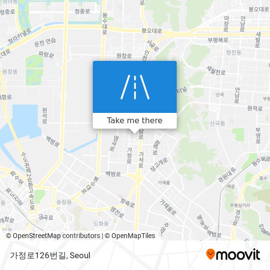 가정로126번길 map