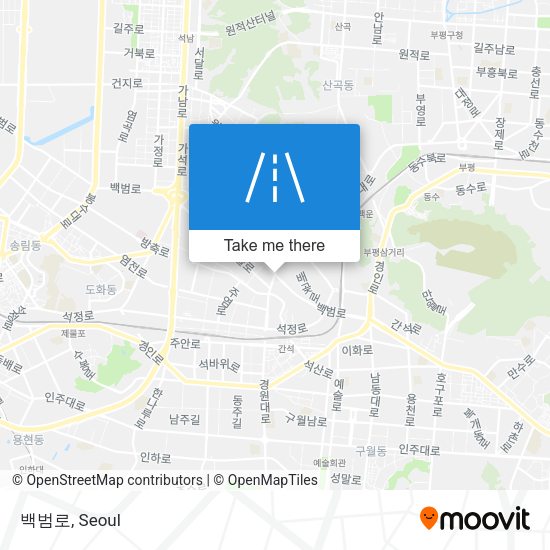 백범로 map