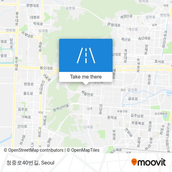 청중로40번길 map