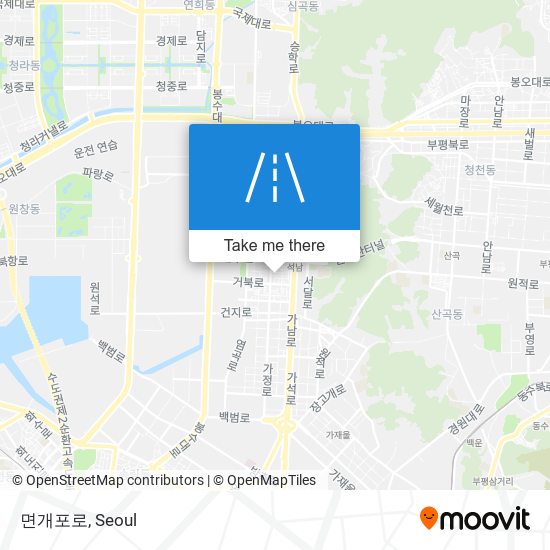 면개포로 map