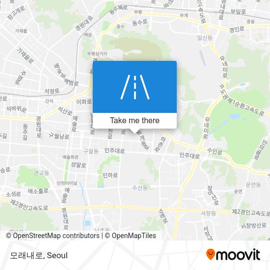 모래내로 map