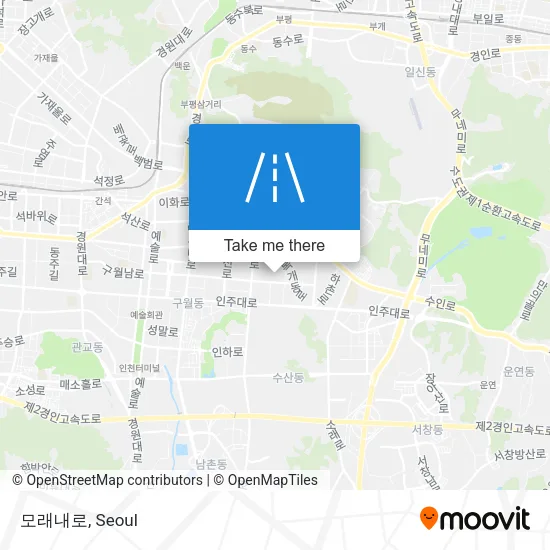 모래내로 map