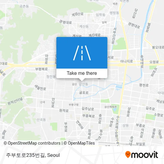 주부토로235번길 map