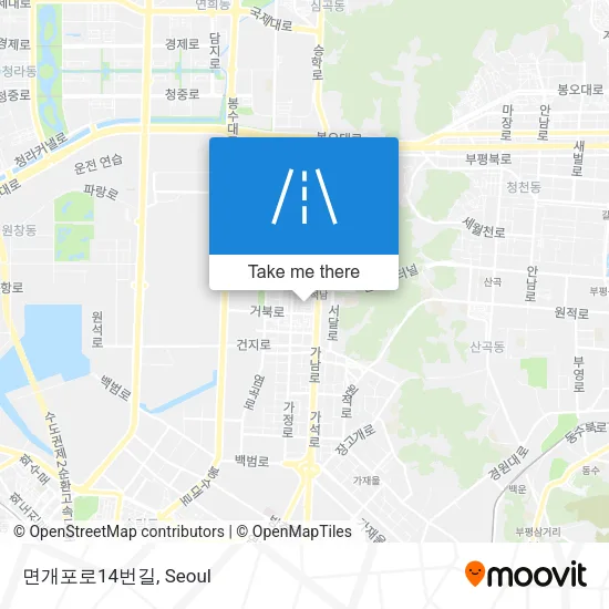 면개포로14번길 map