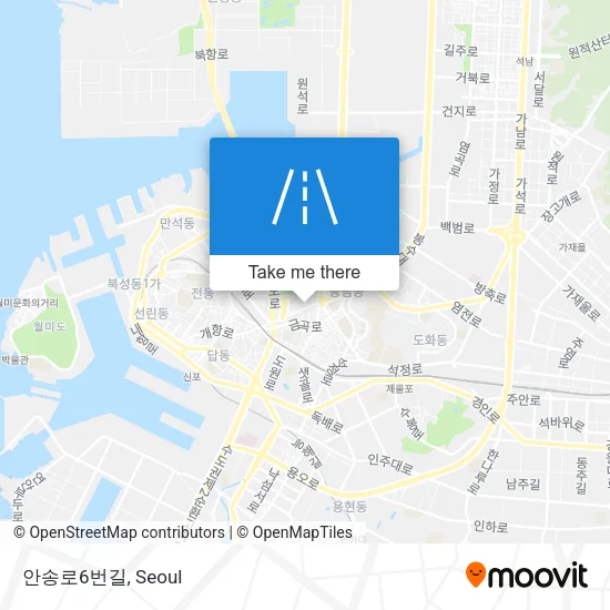 안송로6번길 map