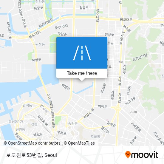 보도진로53번길 map