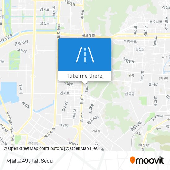 서달로49번길 map