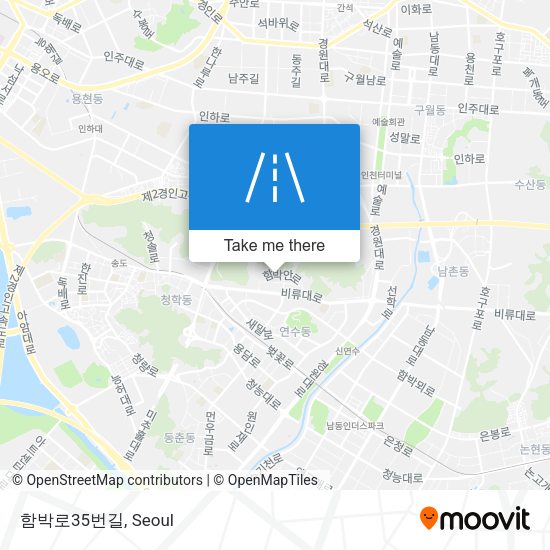 함박로35번길 map