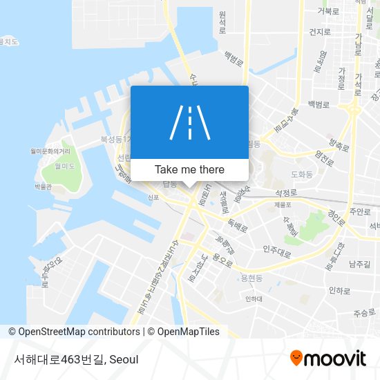 서해대로463번길 map