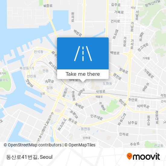 동산로41번길 map