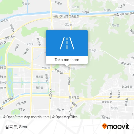 심곡로 map
