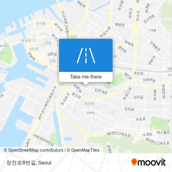 장천로8번길 map