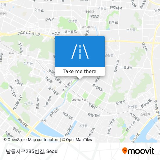 남동서로285번길 map