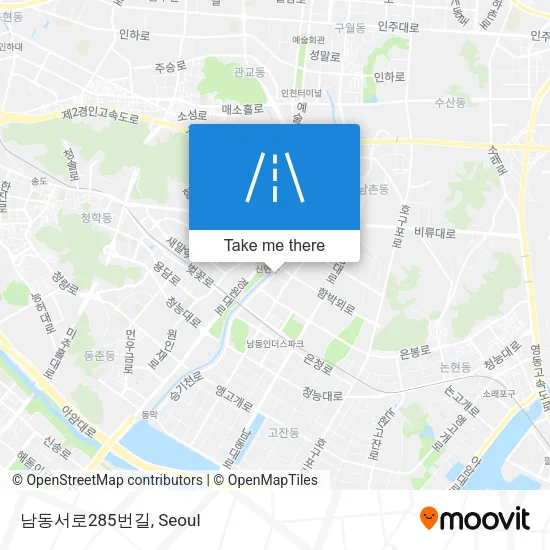 남동서로285번길 map