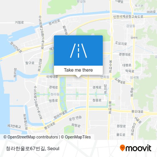 청라한울로67번길 map