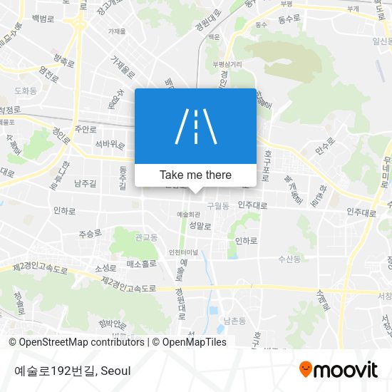 예술로192번길 map