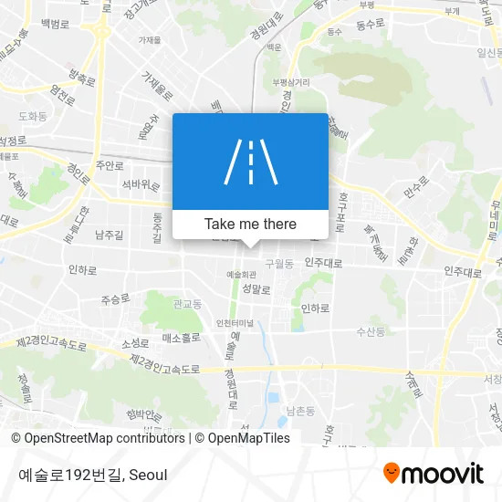 예술로192번길 map