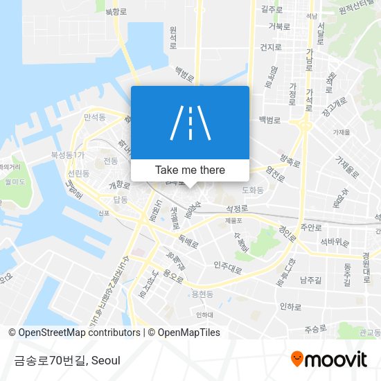 금송로70번길 map