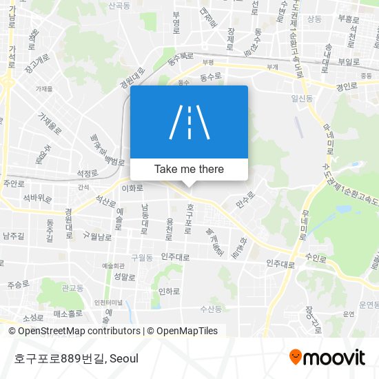 호구포로889번길 map