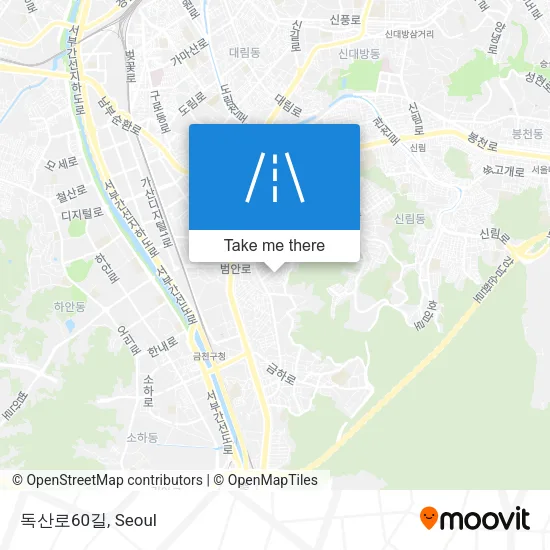 독산로60길 map