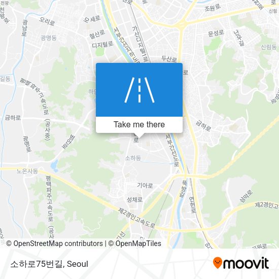 소하로75번길 map