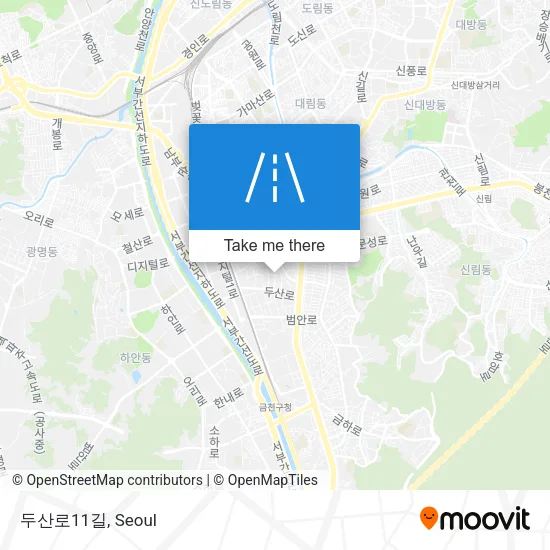 두산로11길 map