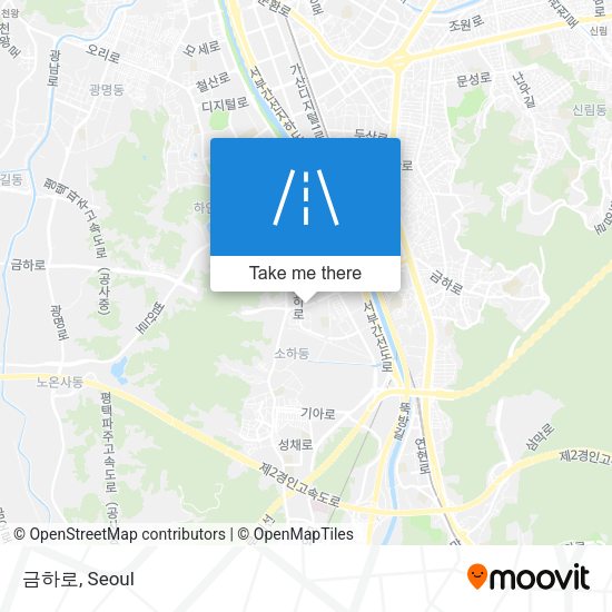 금하로 map