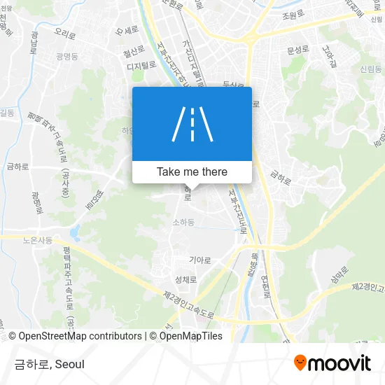 금하로 map