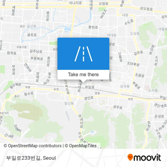 부일로233번길 map