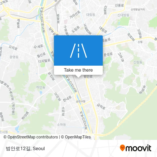 범안로12길 map