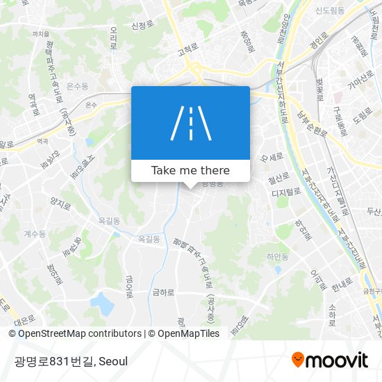 광명로831번길 map