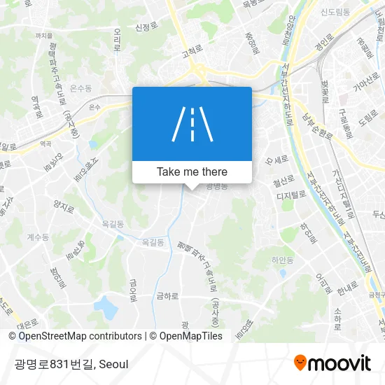광명로831번길 map