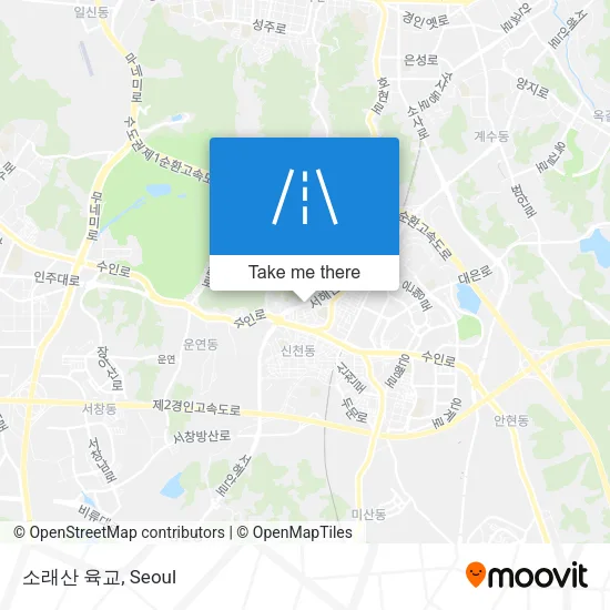 소래산 육교 map