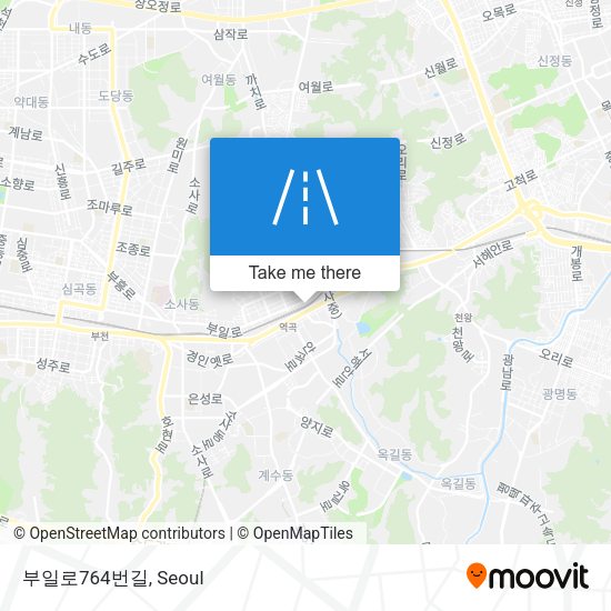 부일로764번길 map